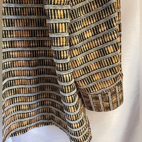 MileStone Authentic Sepia Toned Long  Sleeve Dress Shirt Mens XXLg - Picture 14 of 15